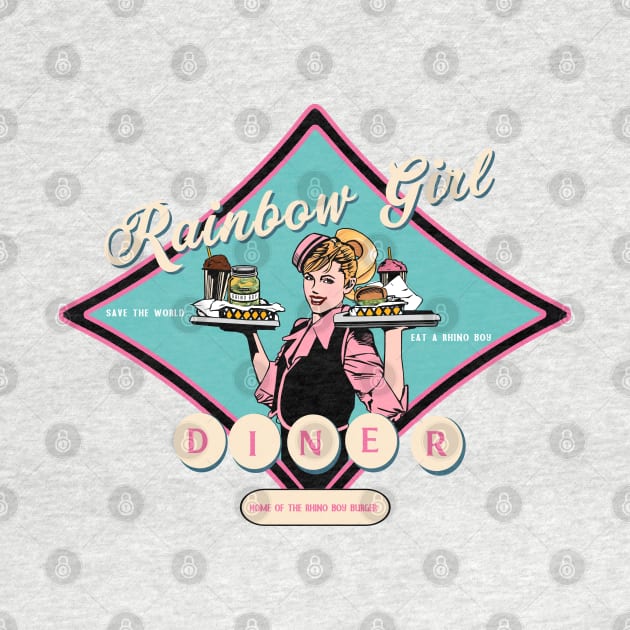 Rainbow Girl Diner by HappiAnarky